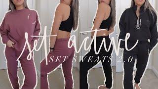 SET ACTIVE REVIEW: SET SWEATS 2.0 // what's different? old vs. new branding, try on, is it worth it?