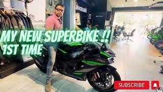 My New SuperBike !! | Kawasaki | ZX10R or ZX6R || 1st Time I Have Visited Any SuperBike Showroom