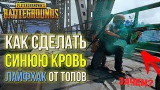 КАК СДЕЛАТЬ СИНЮЮ КРОВЬ в PUBG!? Секреты и баги PLAYERUNKNOWN'S BATTLEGROUNDS