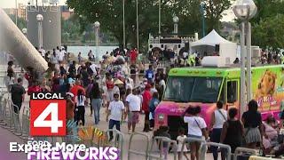 Metro Detroiters are packing Downtown Detroit for the Ford fireworks