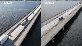 The Caloosahatchee River Bridge is on schedule to reopen on schedule; FDOT shares updates