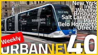 New museum in Warsaw | Brisbane transport update | New trams in Salt Lake City | Urban News 40