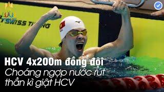 HCV Sea Games 32 | Kình ngư Hưng Nguyên nước rút thần kì giật HCV trong gang tấc 800m đồng đội