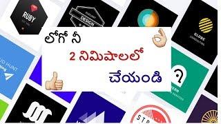 how to make professional logos | short film titles in telugu easily 2019 - design logo in 3 minutes