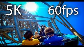 Iron Gwazi back seat on-ride 5K POV @60FPS Busch Gardens Tampa