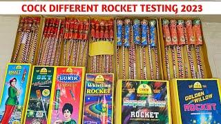 Testing Different Types of Cock Rocket 2023 | Testing Different Types of Rocket | Crackers Testing