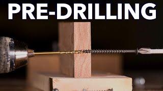 Choosing The Right Size Pre Drill Bit | Beginner