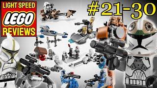 LEGO Star Wars BATTLE PACK Review Compilation! LSLR 21-30 | The Best and Worst of Battle Packs...