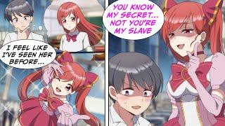 [Manga Dub] I found out the popular girl's secret identity, and now I'm her slave...!? [RomCom]