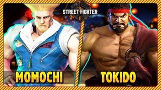 SF6  Momochi (GUILE) vs Tokido (RYU)  SF6 High Level Match 