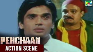 कुणाल - Fight Scene | Pehchaan | Saif Ali Khan, Suniel Shetty, Madhoo, Shilpa, Raza Murad