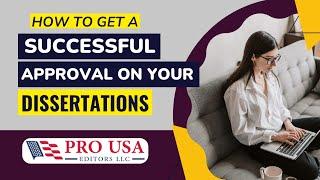 Professional Dissertation Writing and Editing Service at Pro USA Editors LLC