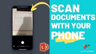 How To Scan Documents From A Phone | iPhone & Android