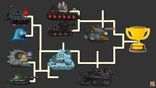 All episodes: The battle of mega tanks against the boss. Cartoons about tanks