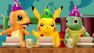 POKEMON Pikachu Birthday Party in Lego City - pokemon episode