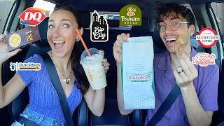 We Tried Every Pumpkin Treat | DRIVE THRU Challenge