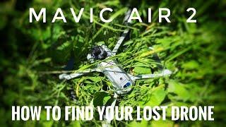 How To Find Your Lost DJI Mavic Air 2 / Mavic Mini