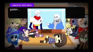 UNDERTALE REACTS TO ||SKELEBROS ||(sans and papyrus)|| sad-funny