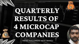 Quarterly Results of 4 Companies for Dec 2024 #trendfollowingwithmanoj #stockmarket