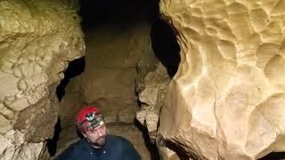 Cave passage flash flood caught on camera