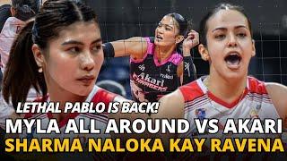 Myla Pablo SINALANTA ang Akari! Pablo-Van Sickle NEWEST DEADLY DUO ng Petrogazz | Akari 3-losses na!