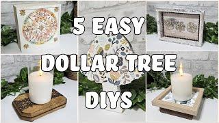 5 Budget-friendly Diy Projects From Dollar Tree!