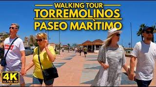 Torremolinos - Beachside Promenade - Spain,Malaga- June 2022[4K60FPS]