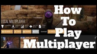 How to SETUP and PLAY multiplayer in Blade and Sorcery using Parsec and Local Multiplayer Mod