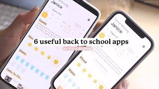 6 useful back-to-school apps  | iOS & Android!