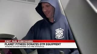 Planet Fitness donates new exercise equipment to Cleveland Fire Department