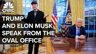 LIVE: President Trump and Elon Musk speak from the White House Oval Office — 5/30/2025