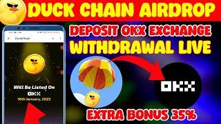 Duckchain Airdrop Claim Live | Duckchain withdrawal | Duckchain Deposit to Okx exchange l Duck Chain