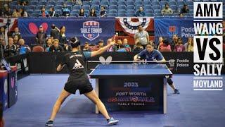 Amy Wang (2589) vs Sally Moyland (2507) // 2023 US National TT Championship Women's Singles Final