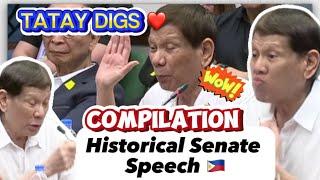  DUTERTE’S HISTORICAL FIRST SENATE HEARING SPEECH OF THE CENTURY | COMPILATION