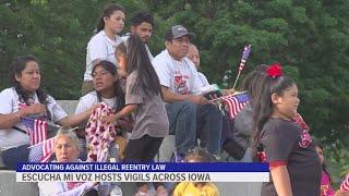 Escucha Mi Voz hosts vigils across Iowa