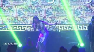 Nicole Scherzinger performs on stage during the amfAR Gala Hong Kong 2019