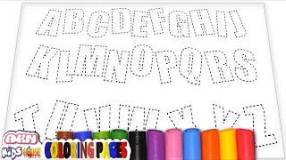 ABC Alphabet Coloring Page: Explore the ABCs in Colorful Style! ️ / AKN Kids House