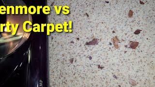 Kenmore Bagless Canister Vacuum Extreme Mess Test.