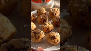 peanut butter ball#healthydessert #peanutbutter #egglesscookies #easydesserts #veganrecipes #dessert