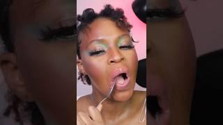 SHE REMOVED 100 LAYERS OF LIP GLOSS #shortvideo