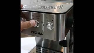 معرفی اسپرسوساز ندوا مدل ۱۵۸ استیل - Ndva espresso maker