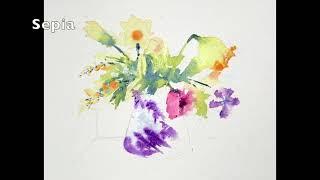 LooseWatercolours 'Mixed Florals' with Andrew Geeson