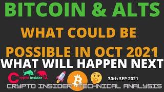 Bitcoin Monthly Closer & What will next in October 2021- CryptoInsiderTA Hindi