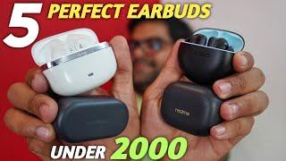 5 Best Earbuds Under 2000 in India 2024 (Perfect Earbuds)  Top 5 TWS Under 2000 