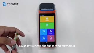 TRENDIT S680 Android POS terminal - Demo video