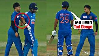 Shivam Dube huge confront when Fazalhaq Farooqi misbehaved Rinku Singh | Ind vs Afg 2nd T20