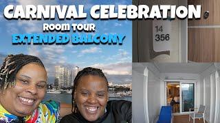 Carnival Celebration Cruise | Room Tour Extended Balcony