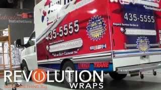 John Henry's Heating Air Conditioning Plumbing Vehicle Wrap