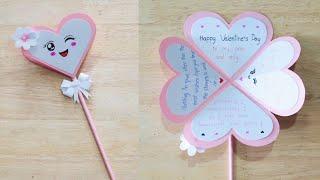 DIY Valentine's Day Greeting Card | How To Make Valentine's Day Card | Valentine's Day Making Easy