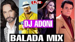 Baladas Mix Vol 1.️ Las mejores baladas Románticas ( Mezclando en vivo DJ ADONI ) Musica romántica